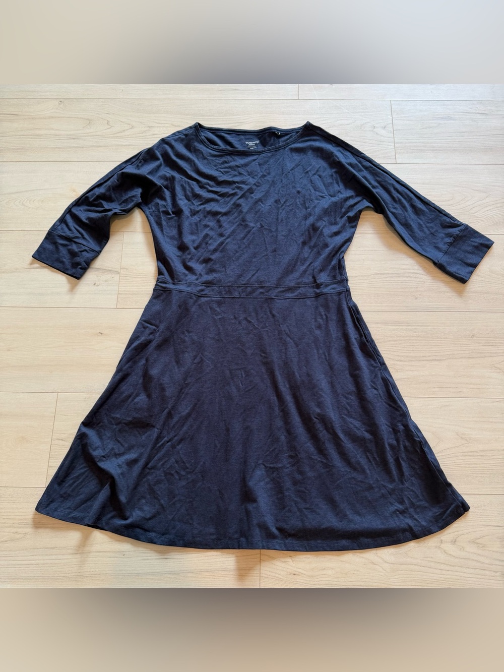 Toad&Co Blue Midi A-Line Dress